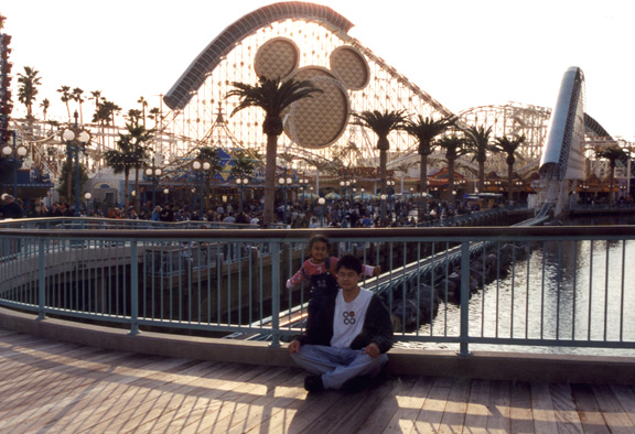 The sunsets over Paradise Pier!