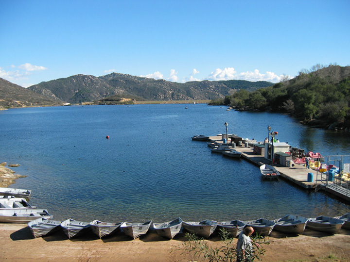 Lake Dixon is near Escondido and is secluded!