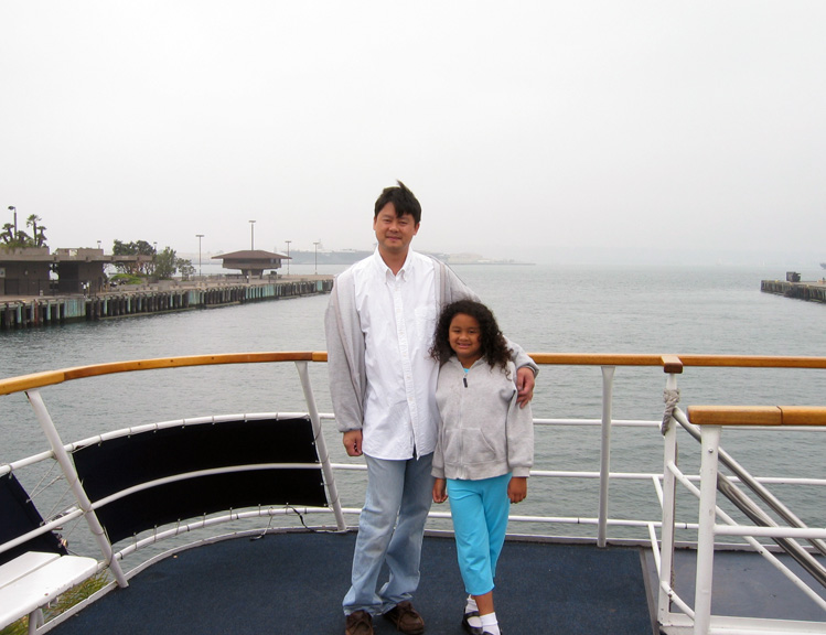 Mari and her daddy go on the San Diego Harbor Cruise!