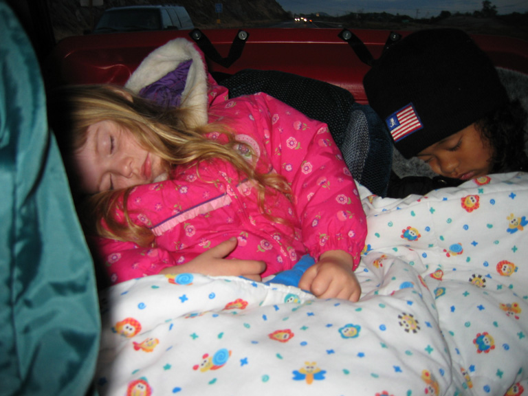Mari and Jacque have had a long day!