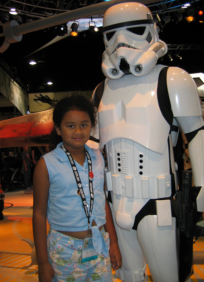 Mari meets another stormtrooper!