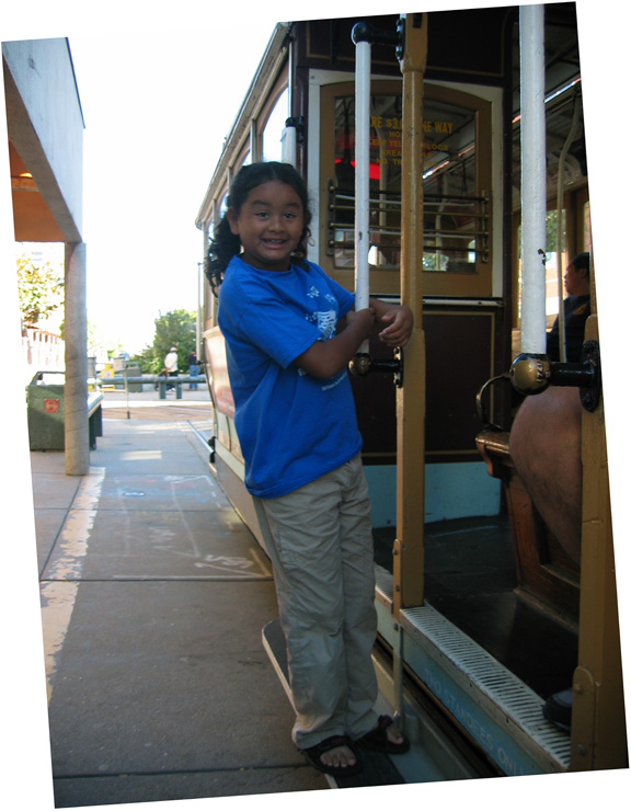 Mari loves cable cars!