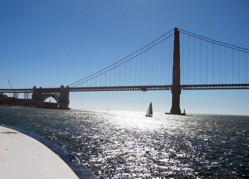 We are close to the Golden Gate bridge!