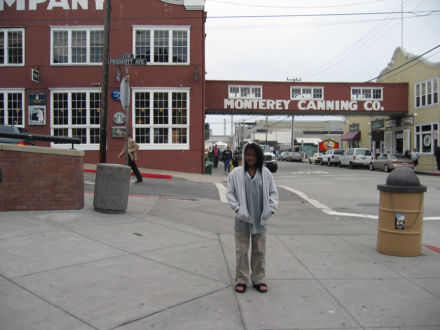 Mari visits Cannery Row in Monterey!