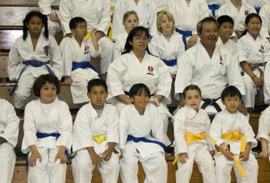 Mari and her Okinawa Ryuei Ryu Karate class!