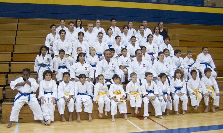 Mari and her Okinawa Ryuei Ryu Karate class!