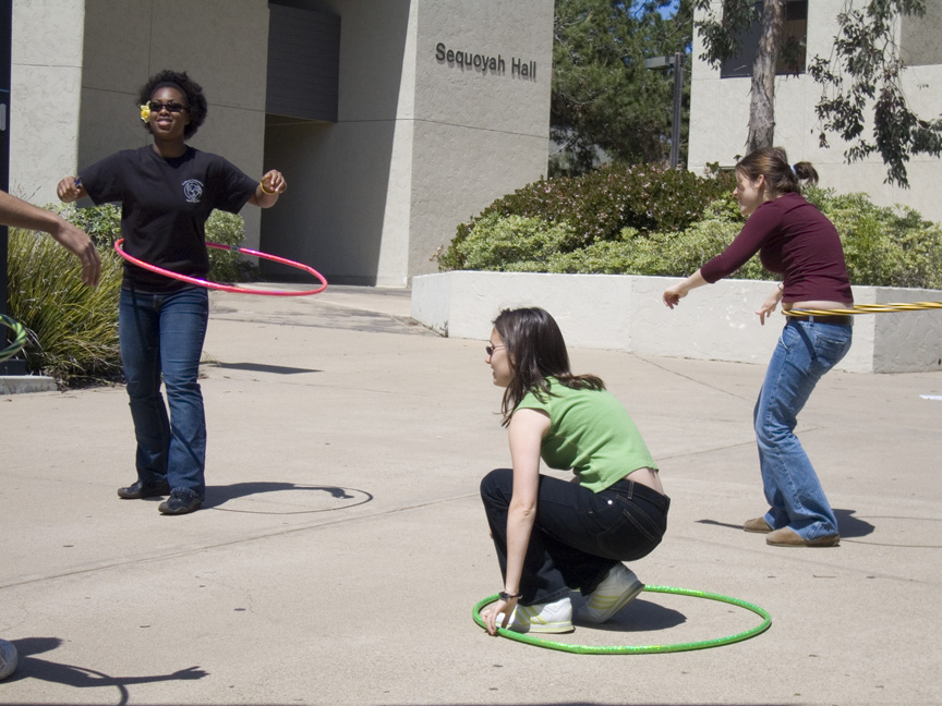 The UCSD hula hoop class!