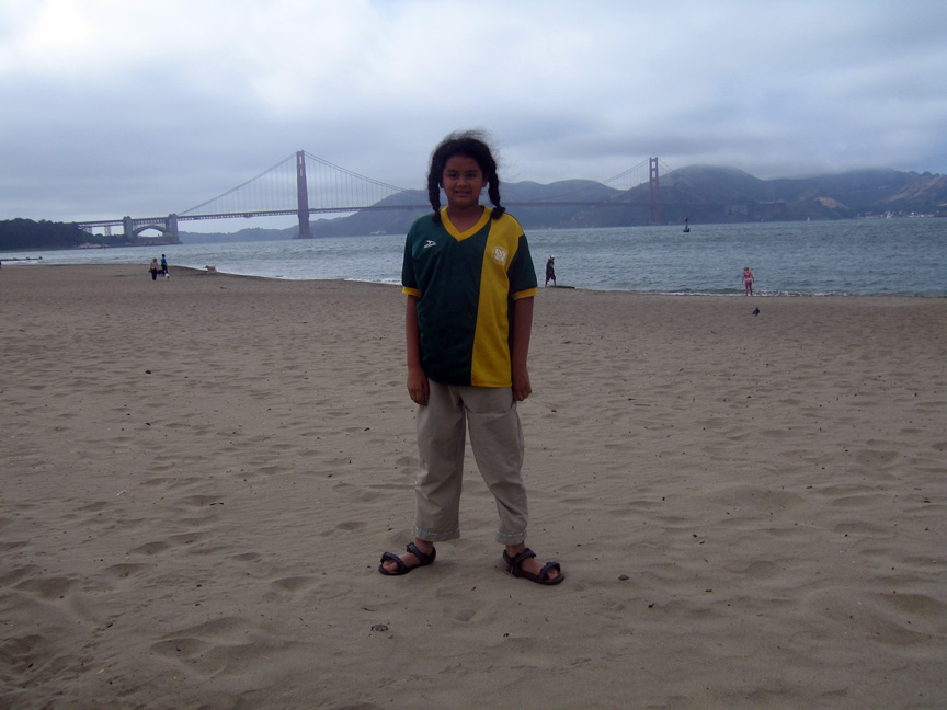 The Golden Gate bridge!